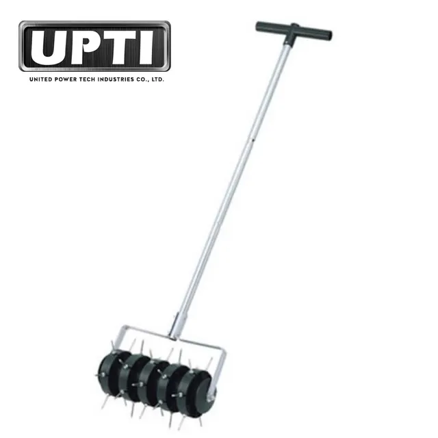 Taiwan Made High Quality Patent Rolling Spike Lawn Aerator Push Along Lawn Spike Aerator