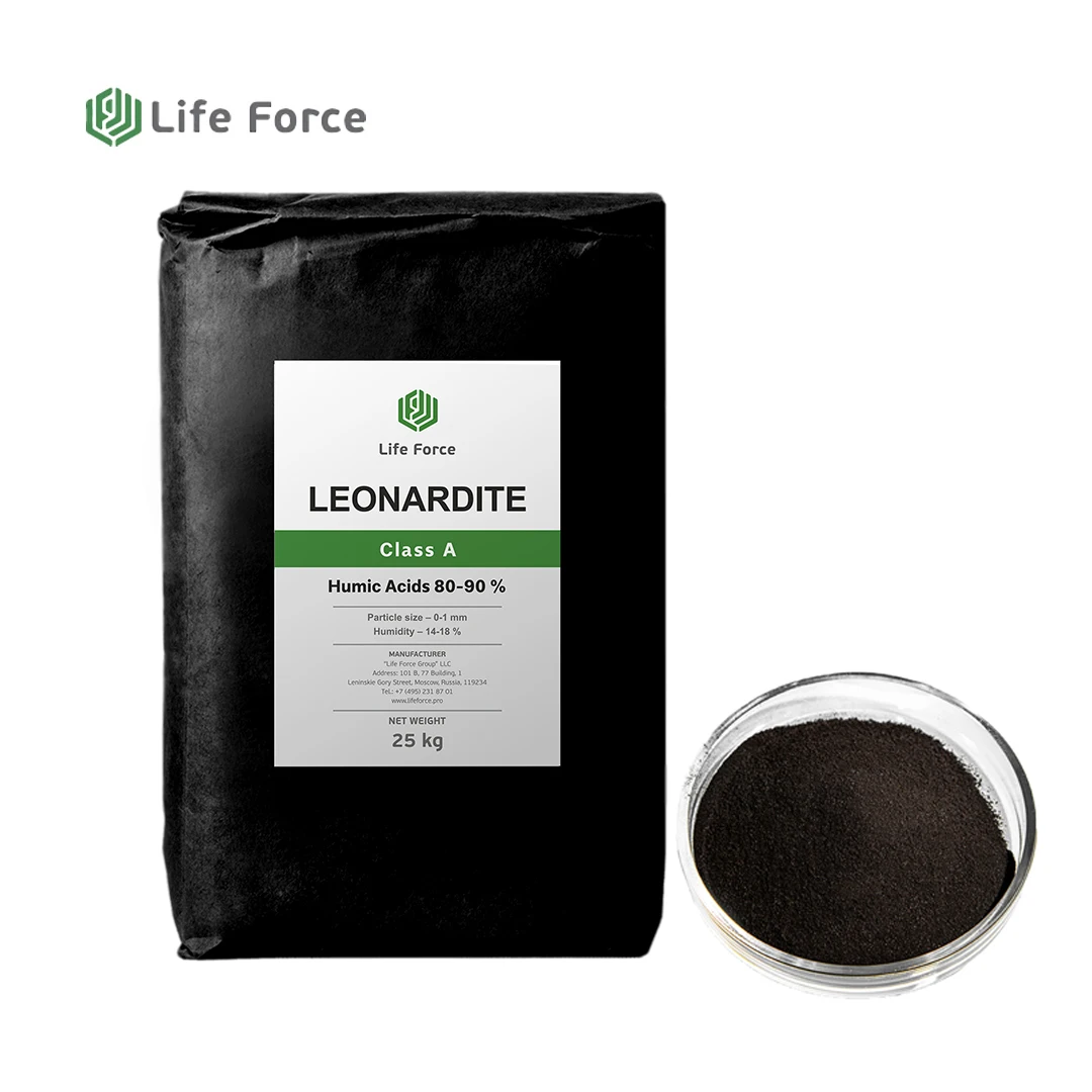 Leonardite класс A Life Force SL 105/25 (90% гуминовая кислота) порошок гуминовой кислоты натуральный продукт из сибирской сельскохозяйственной категории