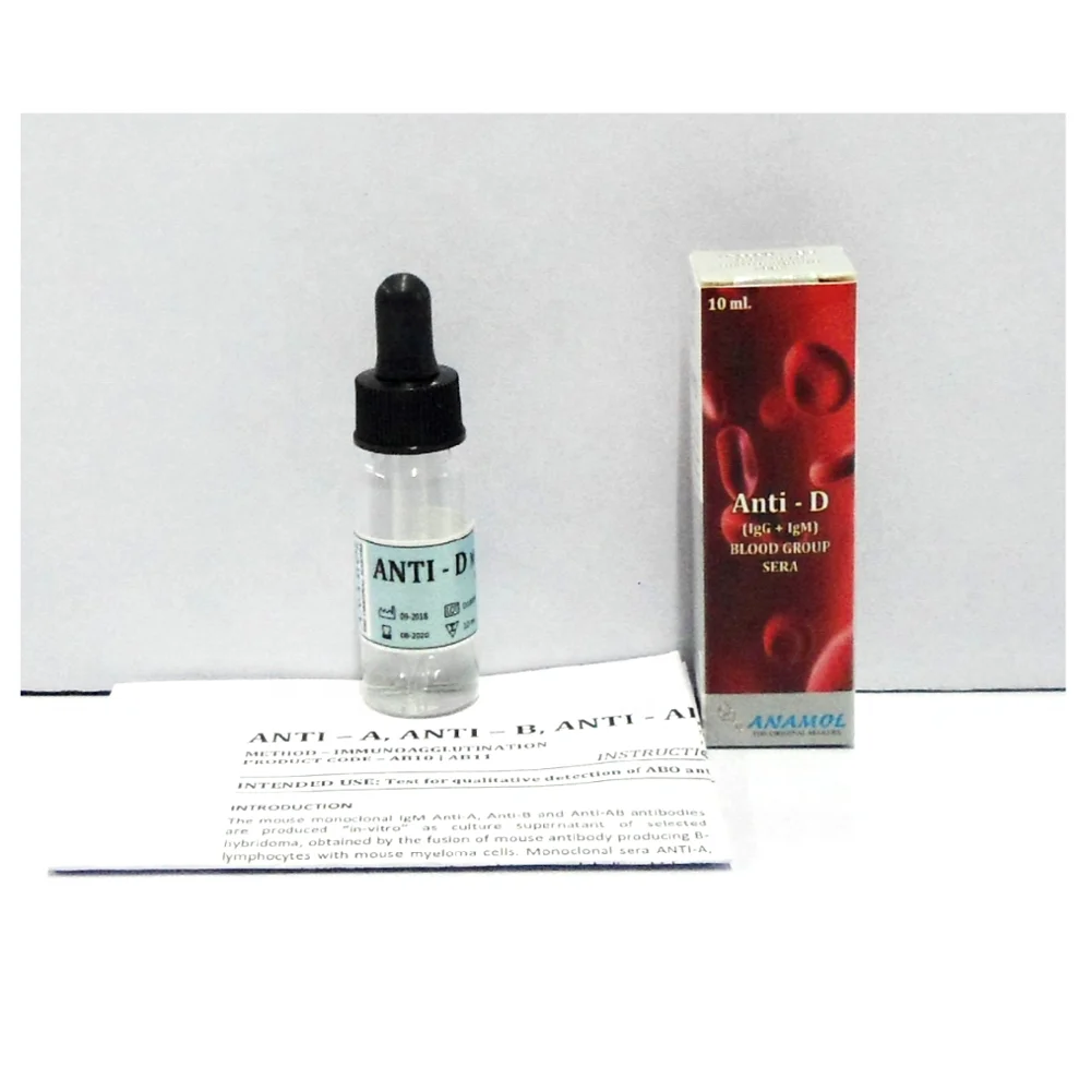 Blood Grouping Reagent Manufacturer 3x10ml Blood Test Kit