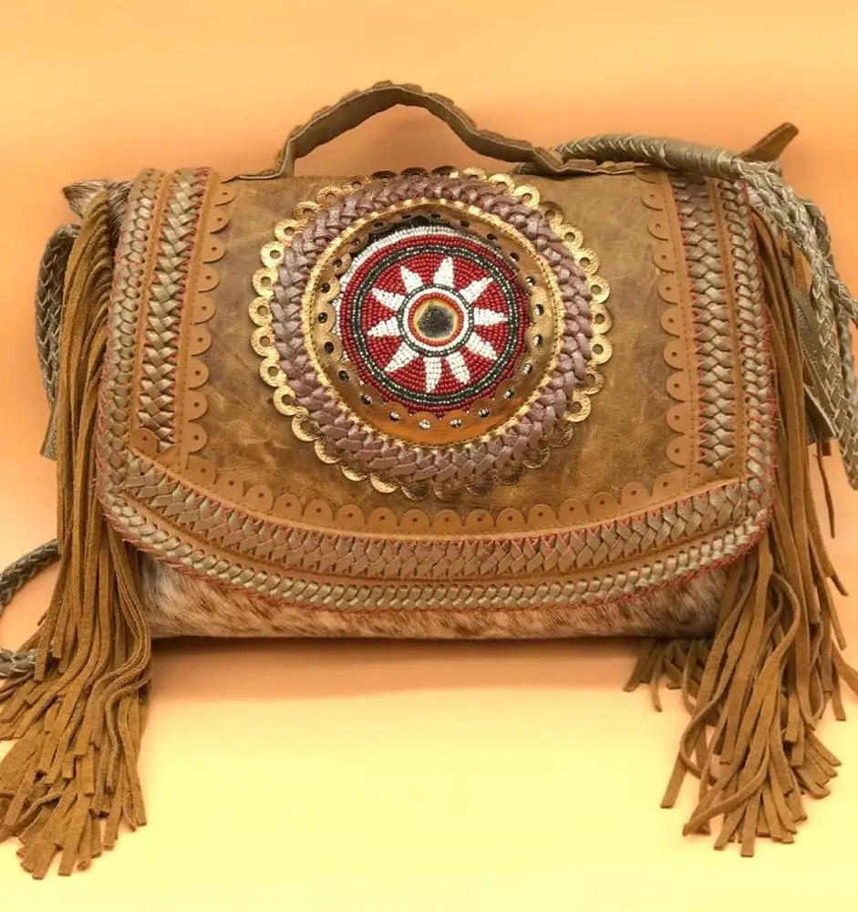 Brown Popular Crossbody Leather Handbag Women Sling Bag Fashion Cover Unique Clutch Shoulder OEM Fashionable Customized Key Logo