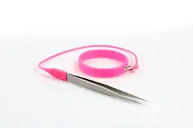 Professional Eyelash Tweezers Holder Bracelet Silicon Rubber Wrist Band Tweezers Protector Flexible Rubber Bands for Tweezers