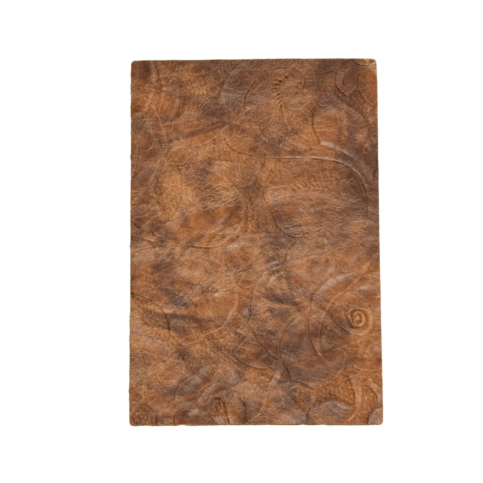 
Wholesale Western Floral Marbled Brown Leather Cow Hide Leather 