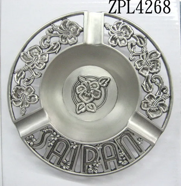 Индивидуальная портативная модная Серебряная Бытовая пепельница