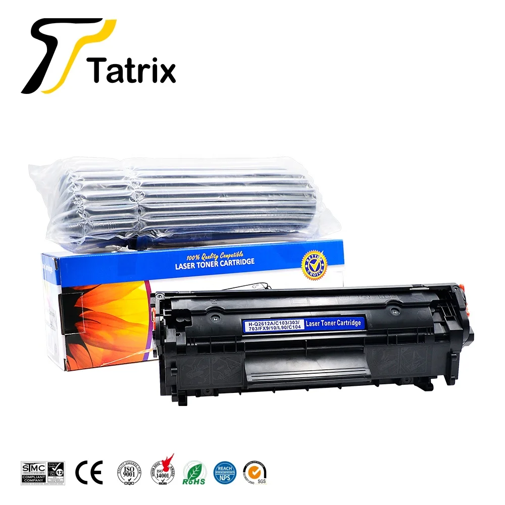  Tatrix 12A CRG 103 104 303 703 FX9 FX10 L90 Премиум Совместимый лазерный Черный тонер-картридж для Canon MF4270 принтер