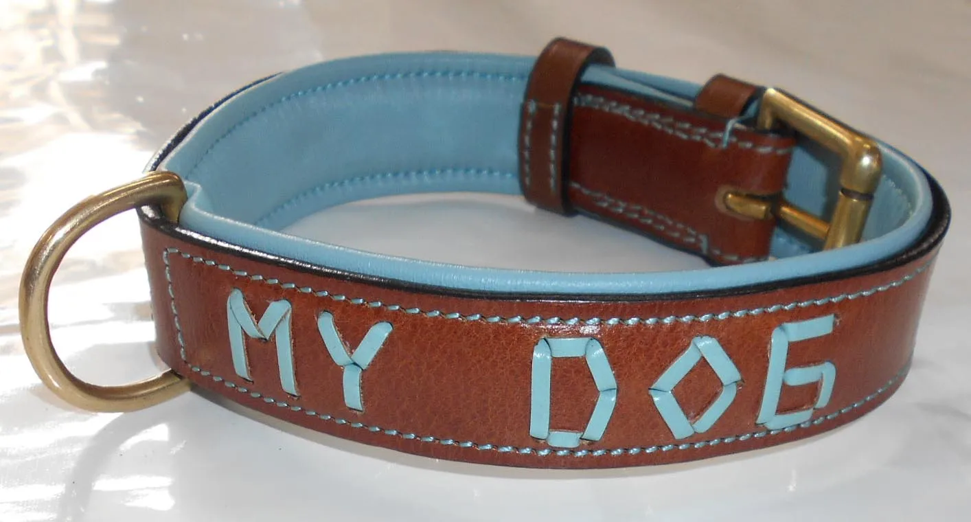  Ошейник для собак ручной работы дизайнерский ошейник из натуральной кожи класса люкс мягкая подкладка ручная работа лучшее качество