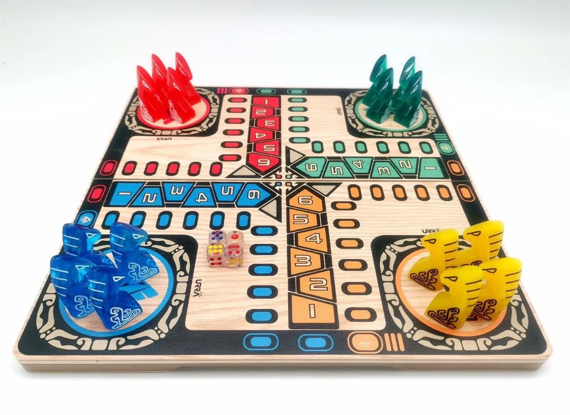 Высокое качество Лидер продаж роскошная Складная шахматная игра из Лудо ручной работы