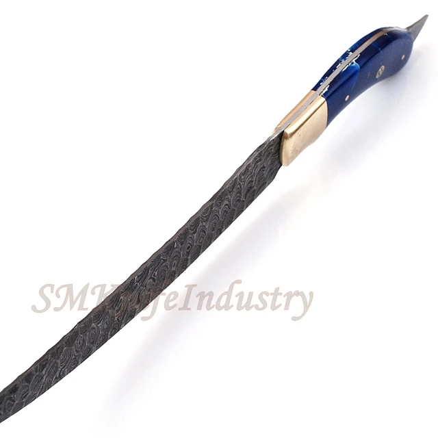 High Quality Custom Folded Layers Damascus Steel Fillet kitchen Fishing knife