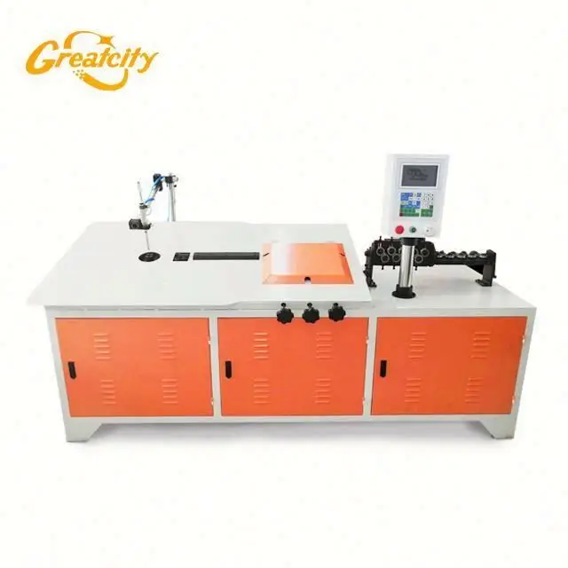 Factory hot sale 2d cnc 2-6mm stirrup/iron/steel/metal wire forming machine 206