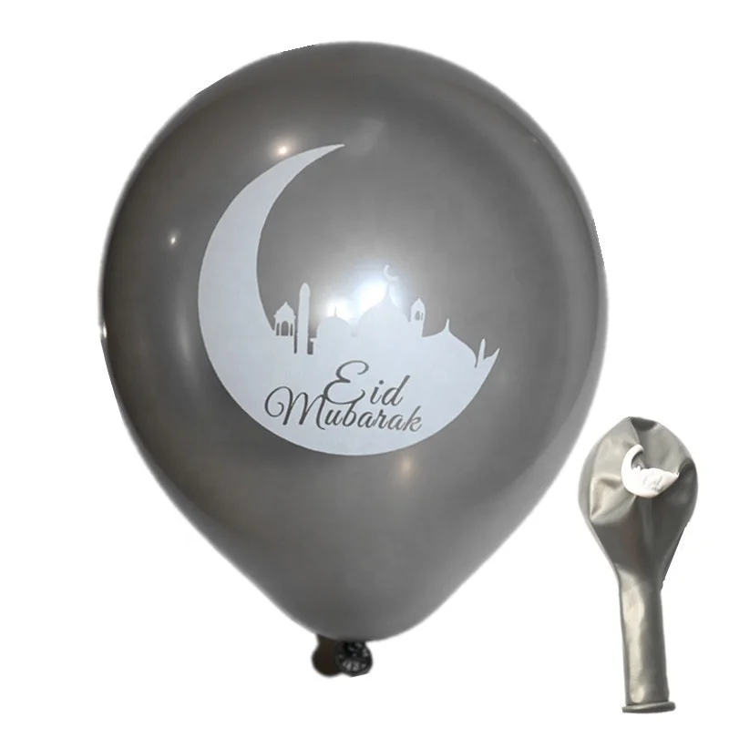 Islamic Muslim ramadan Party Decoration Supplies moon Eid Mubarak balloons