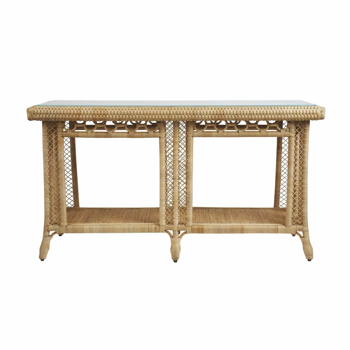 Best choice exotic design home decor items living room entry way rattan console table home furniture and decor from Viet Nam