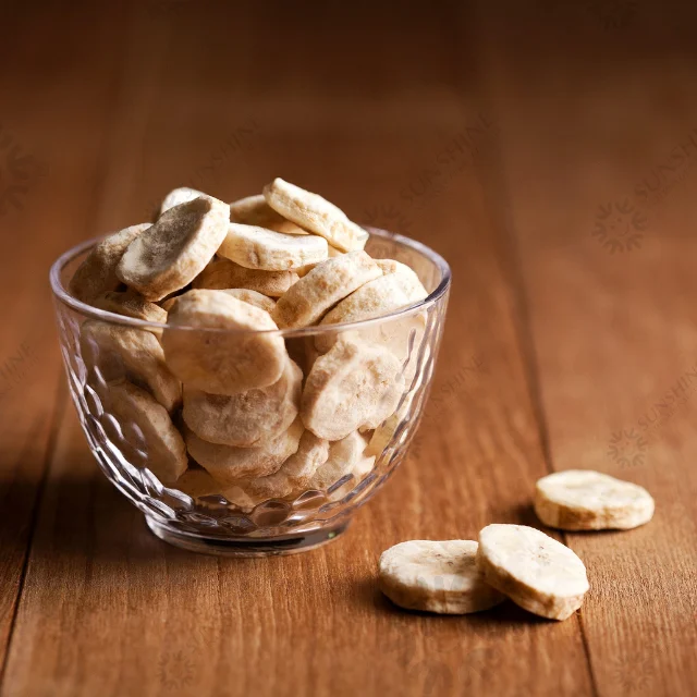 Crispy Flesh Suitable For Diet Low Carbohydrate No Sugar Organic Freeze Dried Banana 50g Per Pack From Thailand