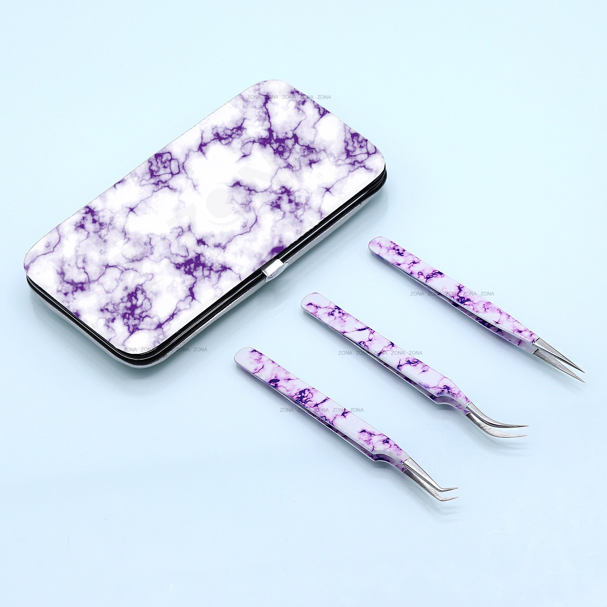 Each Pair of Lash Extension Tweezers has a Fine Tip Russian Volume Tweezers Japanese Stainless Steel Tweezers