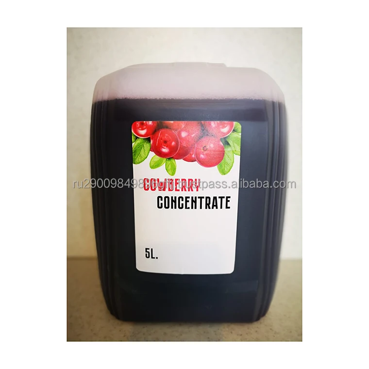 Ecologicaly clean lingonberry concentrate for cocktails smoothies fruit drinks wholesale low price berries (11000002556516)