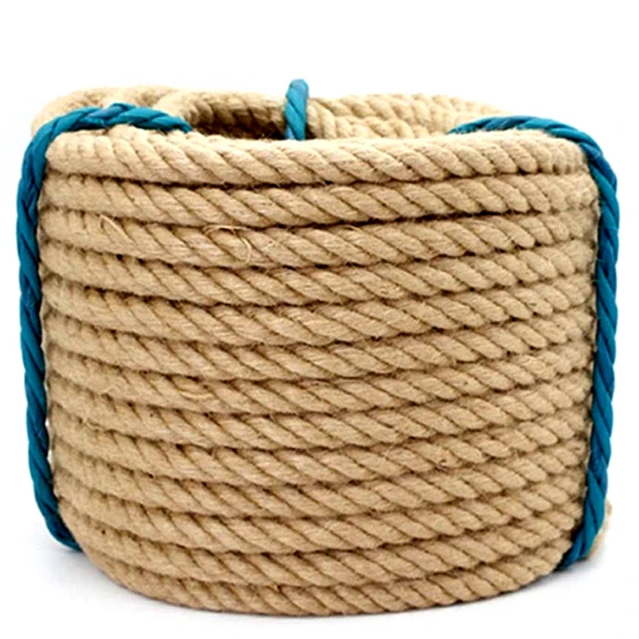 Eco Friendly Natural Jute Rope Twine Rolls Hemp Twisted Cord Macrame String DIY Basket