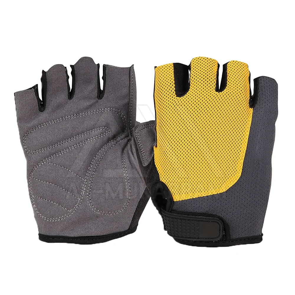 
Fingerless Riding Cycling Half Finger Bike Running Sports Breathable Gloves For adult And Kids 