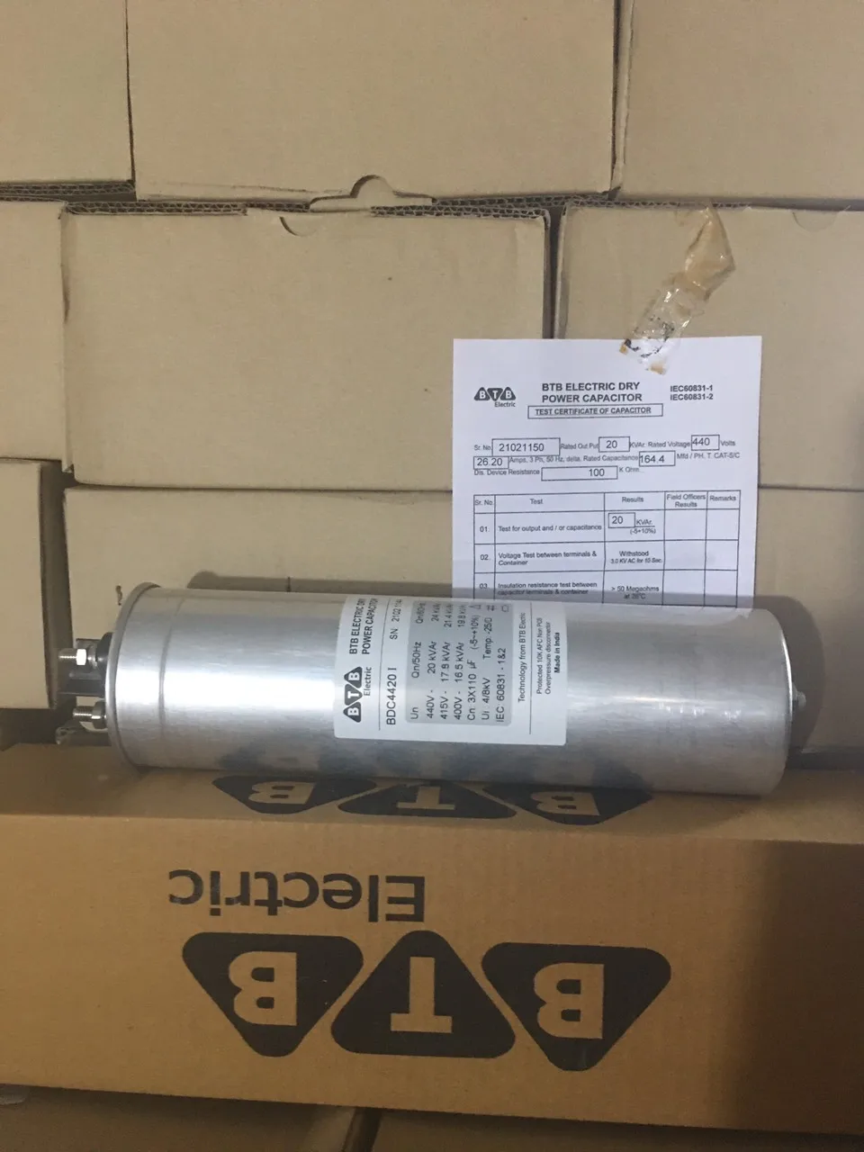 10kvar 3 phases 440v Power  factor capacitor Bank  dry type  new designed  2021  MADE IN TURKEY