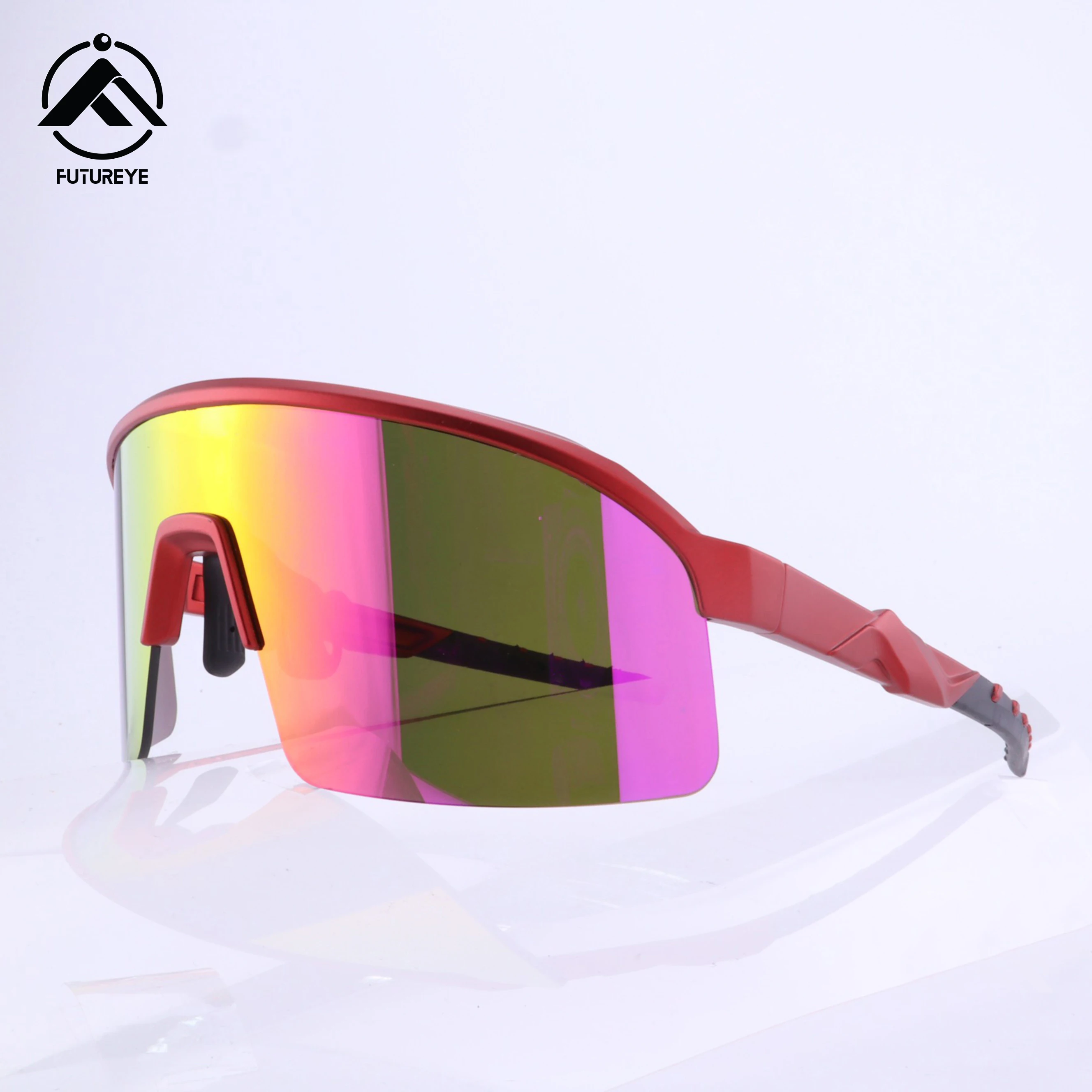 sunglasses 2021 Taiwan Factory supplies outdoor sports customize glasses adjustable nose pad riding sun glasses