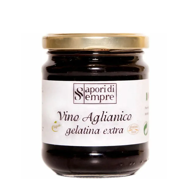 #DELIKATESSE# Best Quality | Extra Aglianico Wine Jelly |Made in Italy | Vegan & Gluten Free | 210g