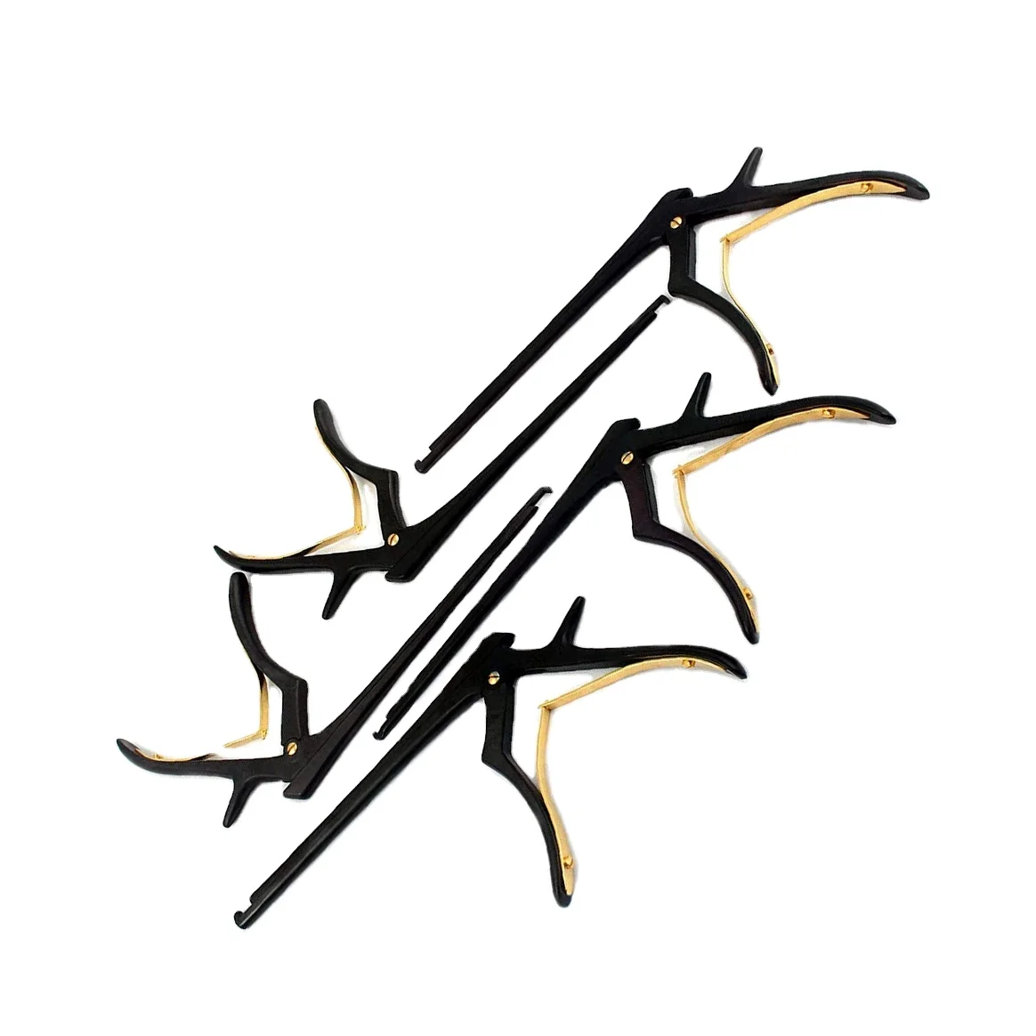 Kerrison Rongeurs Detach Black and gold 1mm,2mm,3mm,4mm,5mm Neuro Spine Orthopedic Surgical Instruments by Dental Point