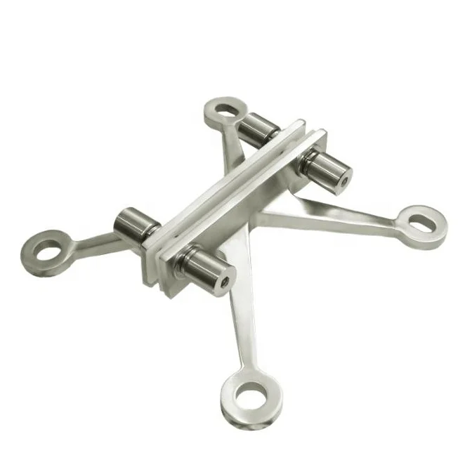 Architectural Glass spider fittings Curtain Walls Accessories manufacturing 316 European standard