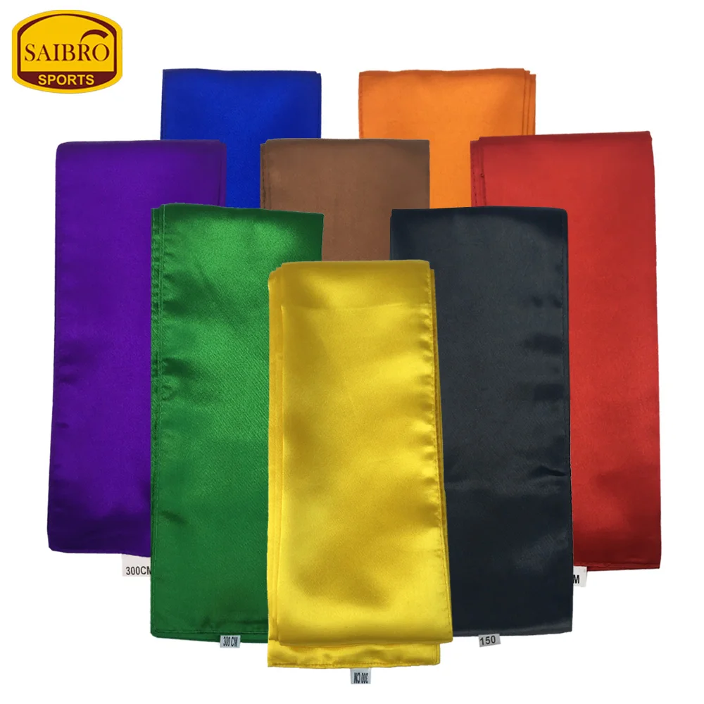 Kung Fu Sashes Made of satin silk fabric
