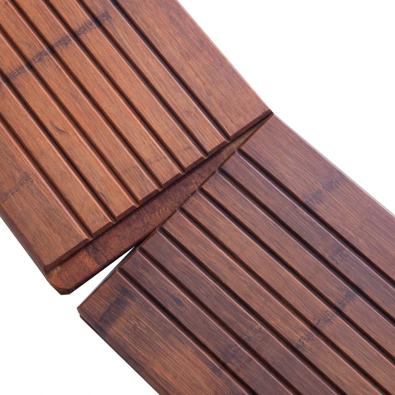 Even surface longboard decks exterior carbonized bamboo decking