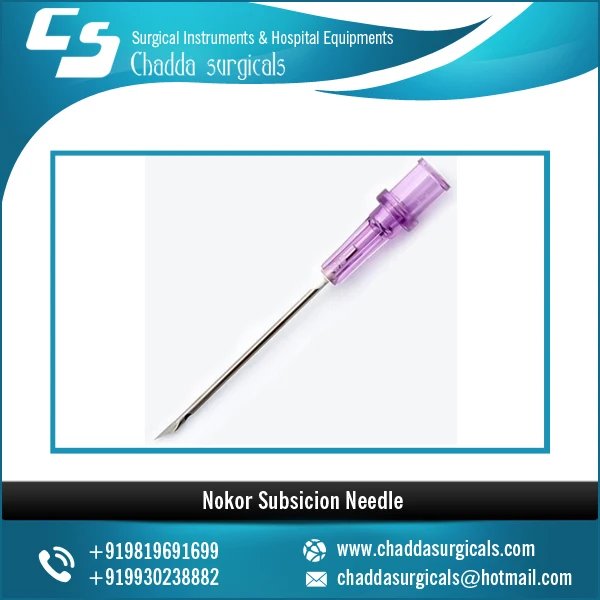 Лидер продаж высококачественная медицинская игла для подрезания Nokor с волоконной ручкой из Индии