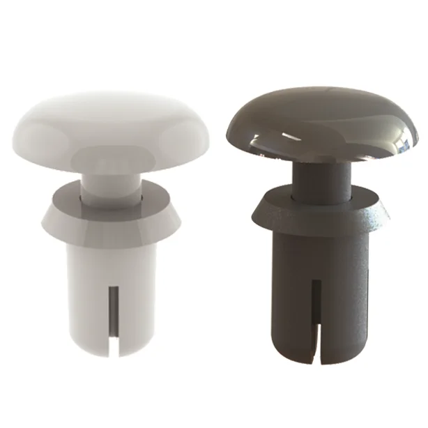 
Plastic Polyethylene Polypropylene Countersunk Head Semi-tubular Rivets Push-In Rivets - Snap 