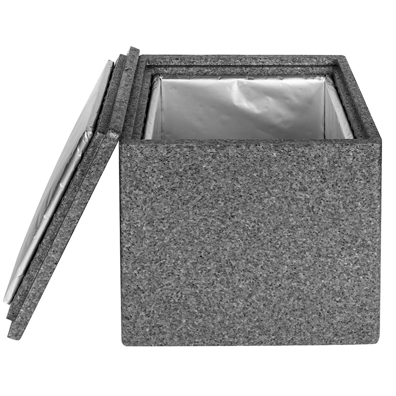 Polypropylene Insulated Container Black Epp Foam Box Transport Packaging Box Cold Chain Cold Box