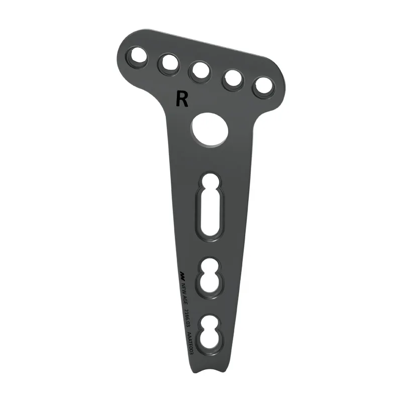 
High Production Orthopedic Implants Locking Plate Radius Volar Buttress Plate 2.7mm Titanium Grade 5 Titan Grey Fracture Surgery 