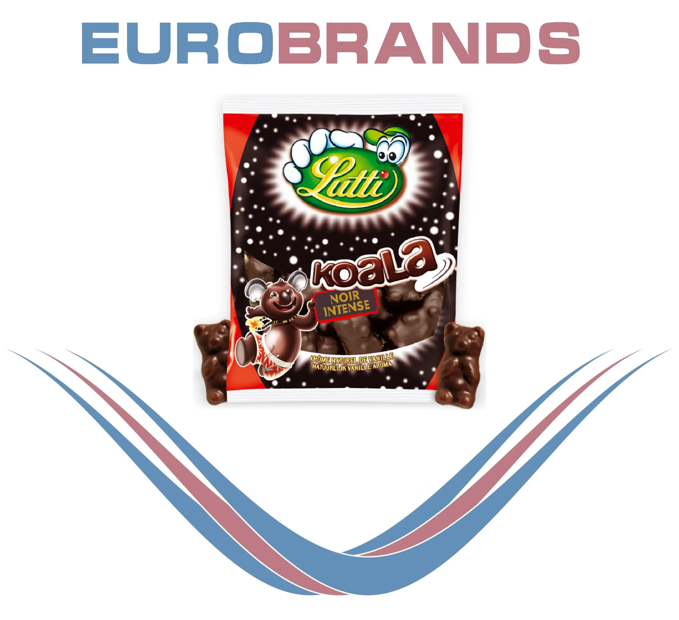 Lutti EU Koala Dark chocolate 24 x 185 g