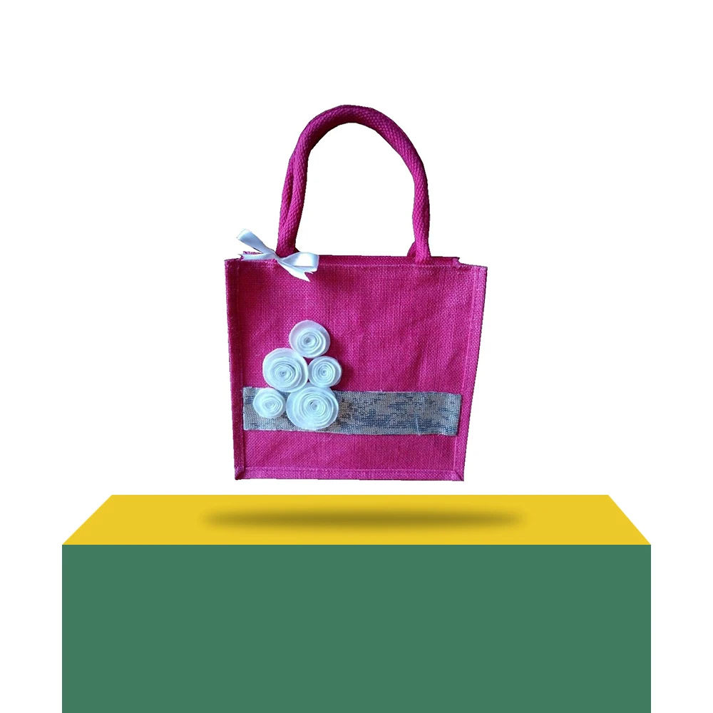 2022 Best Selling Stylish Jute Shopping Bag From Leading Indian Supplier Manufacturer