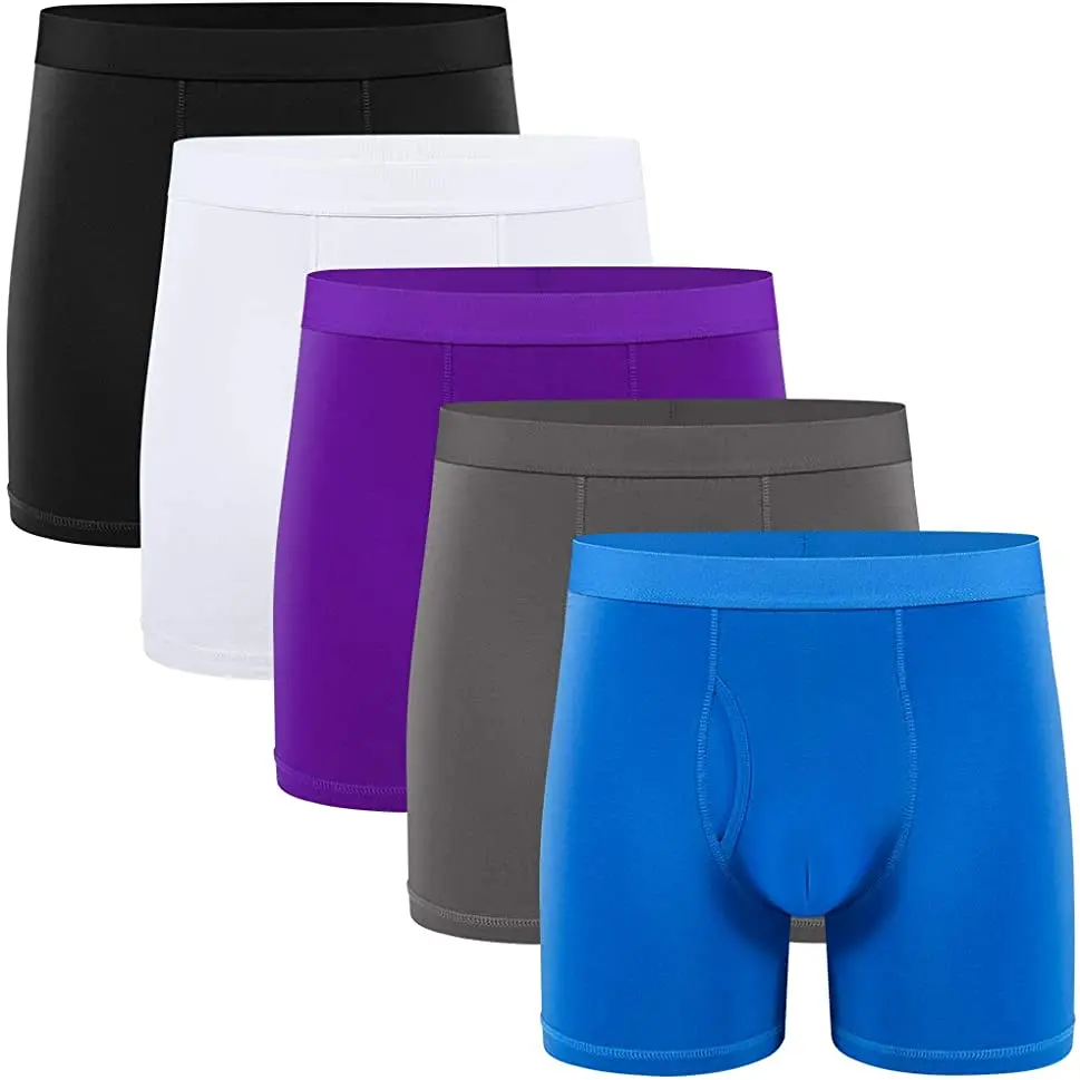 Лидер продаж, летнее Мужское нижнее белье на заказ, удобные хлопковые трусы-боксеры из спандекса