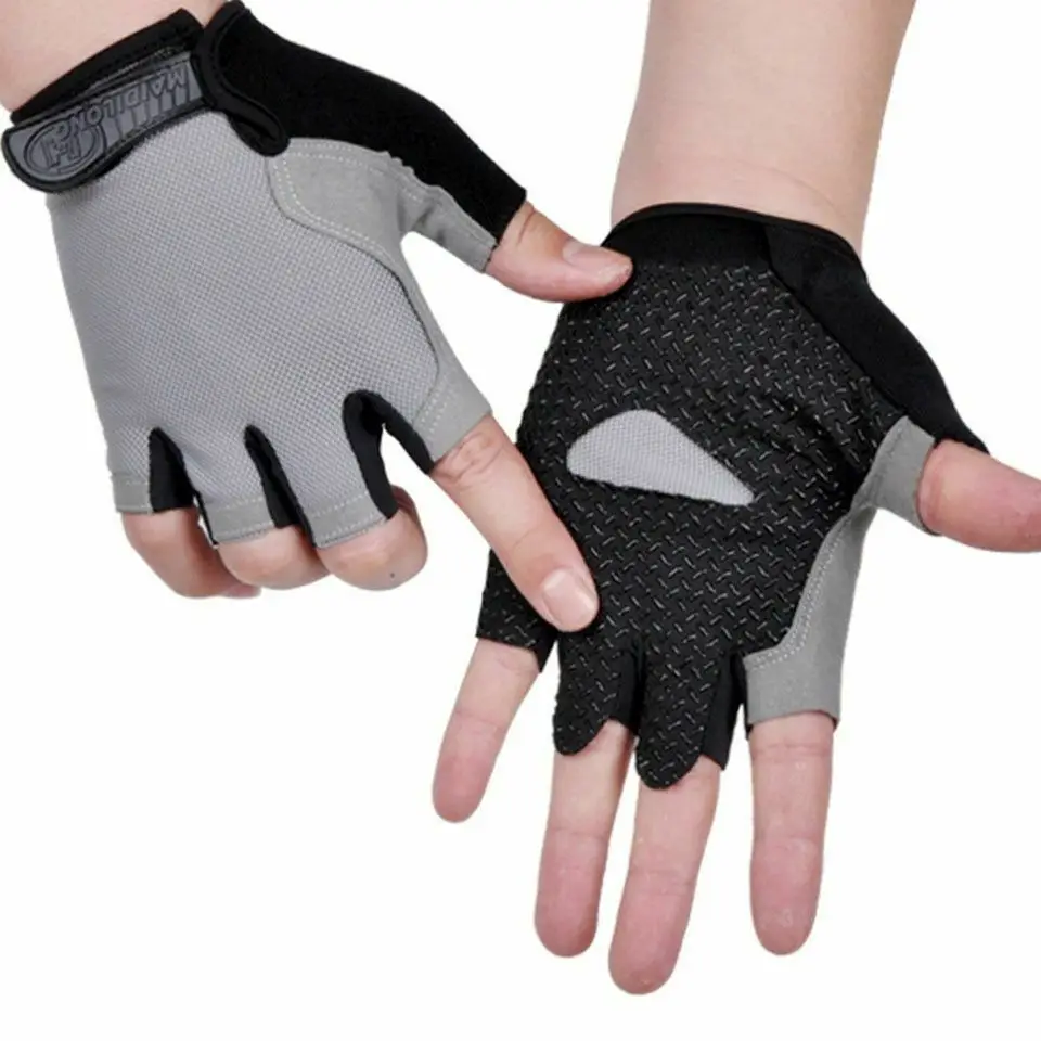 Cycling Gloves Half Finger Gloves MTB Bicycle Gel Padded Gloves