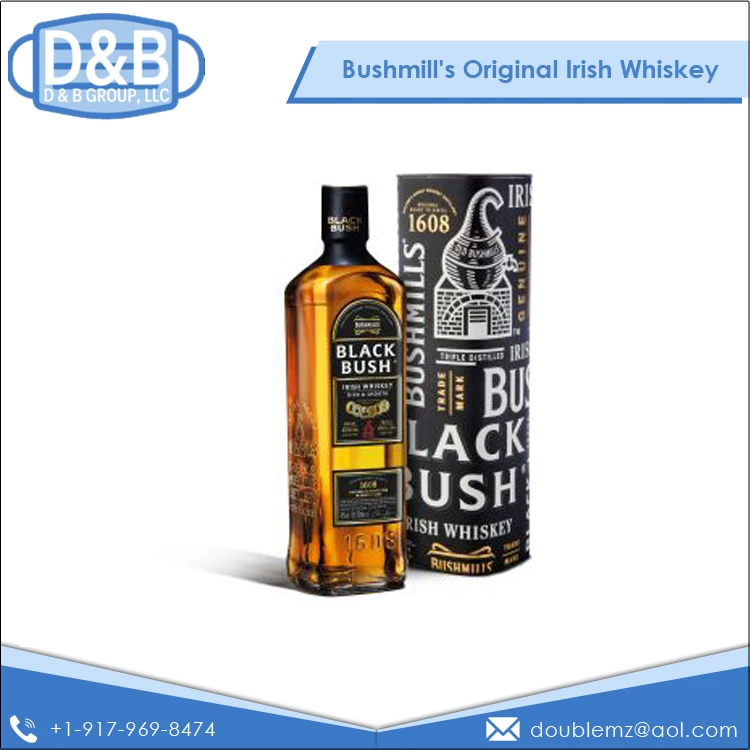 Огромный спрос, изготовленный из одного солода, высшее качество, черная Кустарниковая мельница, ирландское виски