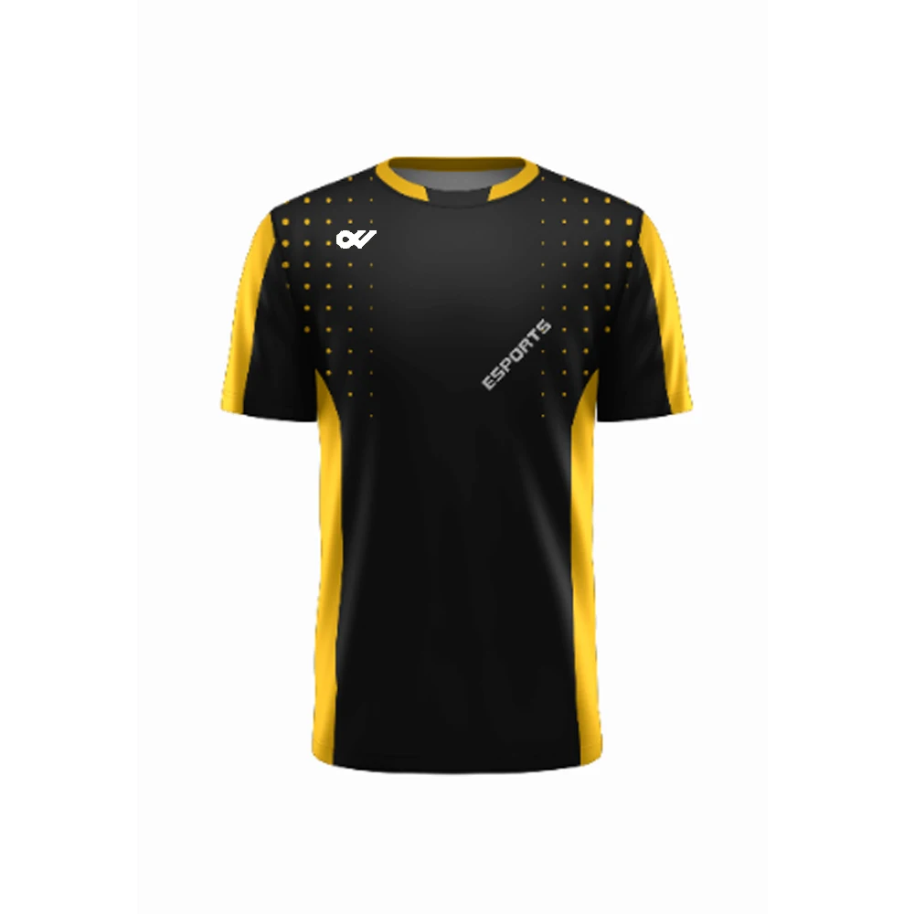 OEM Service Custom Free Design All Over Printed Esports Jersey Quick Dry Breathable Comfortable Gaming T-shirts 2021