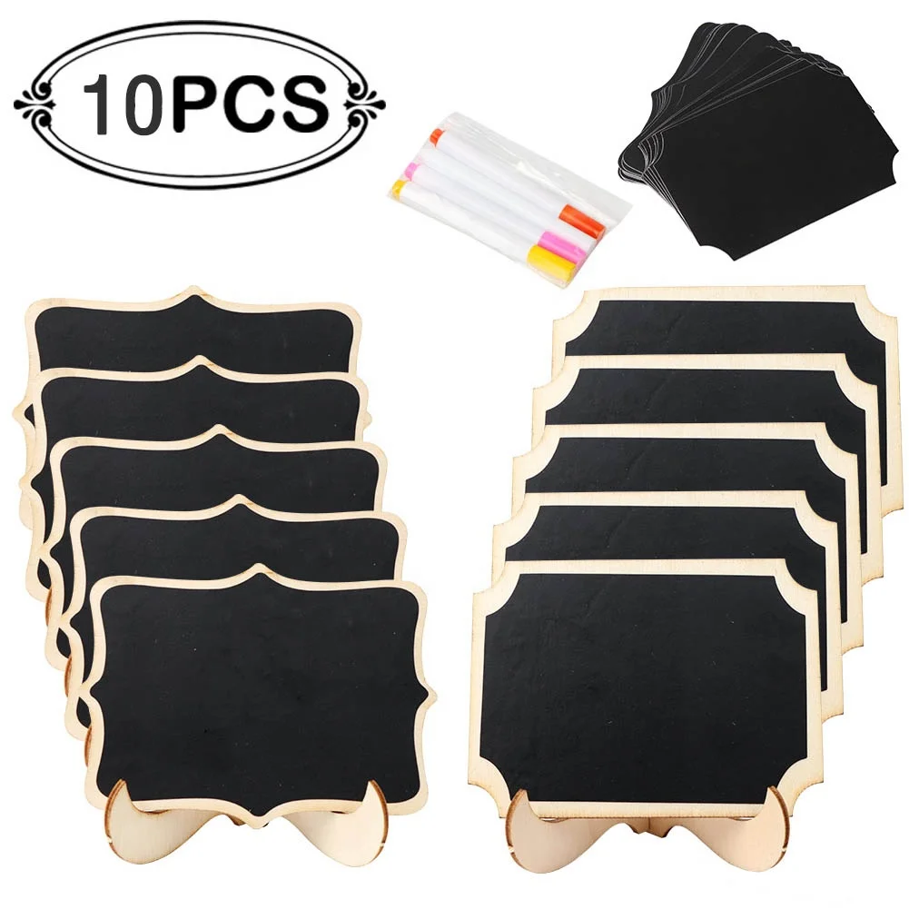 OurWarm, направление для свадебной вечеринки, 10 шт., доска, винтажная деревянная мини-доска, место для карточек, номер свадебного стола