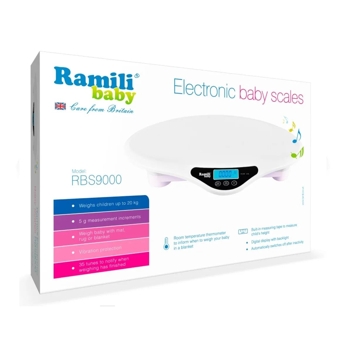 Ramili Electronic Baby Scales RBS9000 Digital Baby Weighing Scale