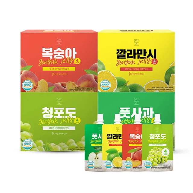  Оптовая продажа новый персиковый гоньяк желе персик Сделано в Корее