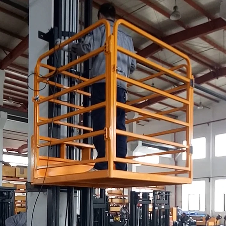 Vertical wall mounted electric warehouse cargo 6m 8m 10m one floor lift Lifting Platform