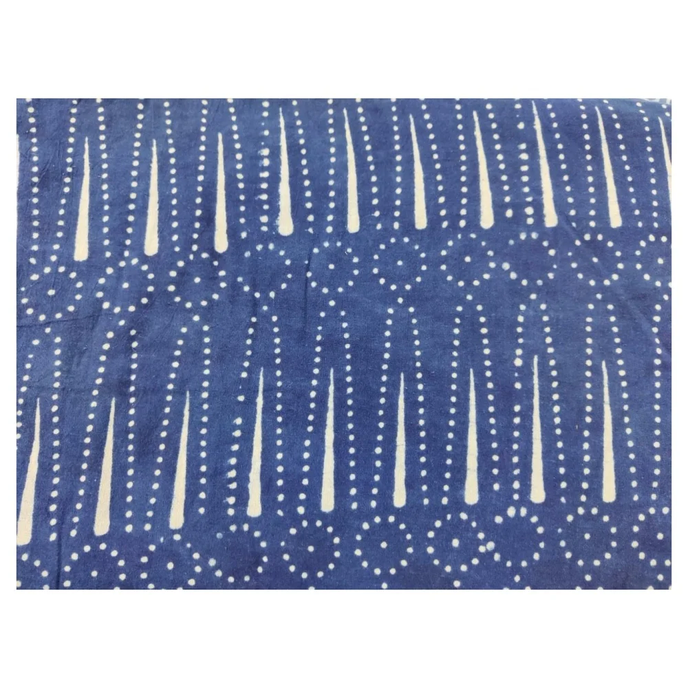 Bagru Hand Printed Fabric 100% Cotton Voile Block Printed Cotton fabric for clothing CMCFB032 Clothing Hand Block Jaipuri