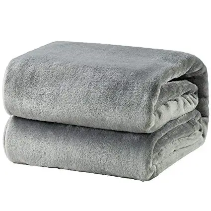 Good Quality King Size Cheap Polar Fleece Blanket 90 x 90 inches Made in india