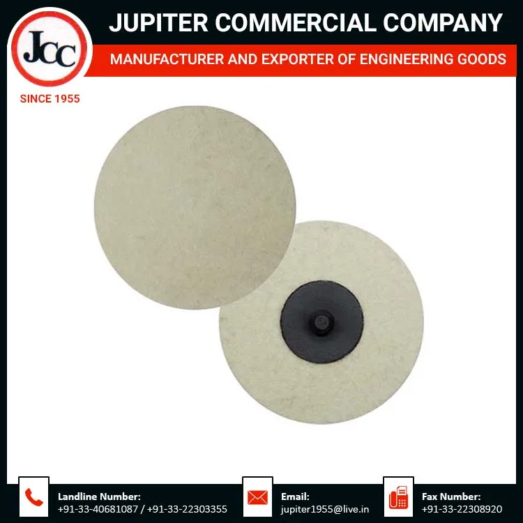 Low MOQ Polishing Felt Discs from India 6300123 to 6305025 Hard Abrasive Disc Item Code Available at Low Price
