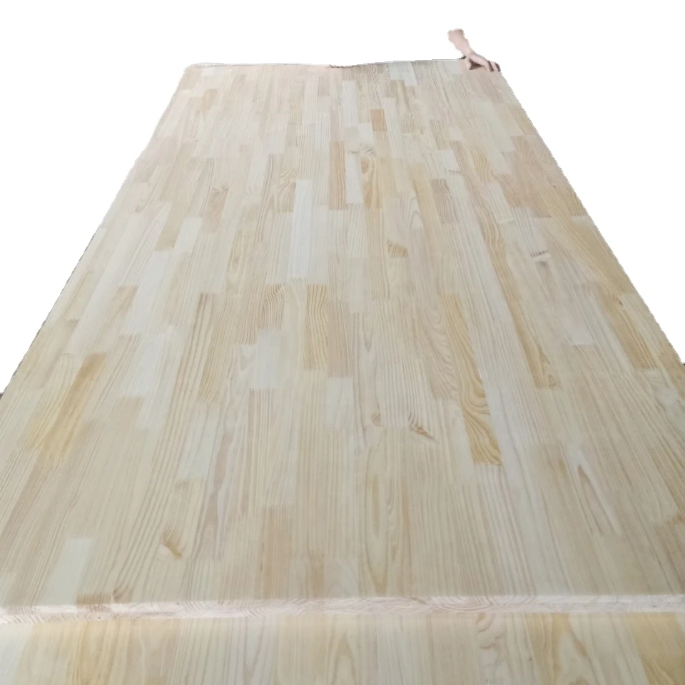 Pine Finger joint board- Rubber wood panel- Rubber finger joint board - custom wood cutting board