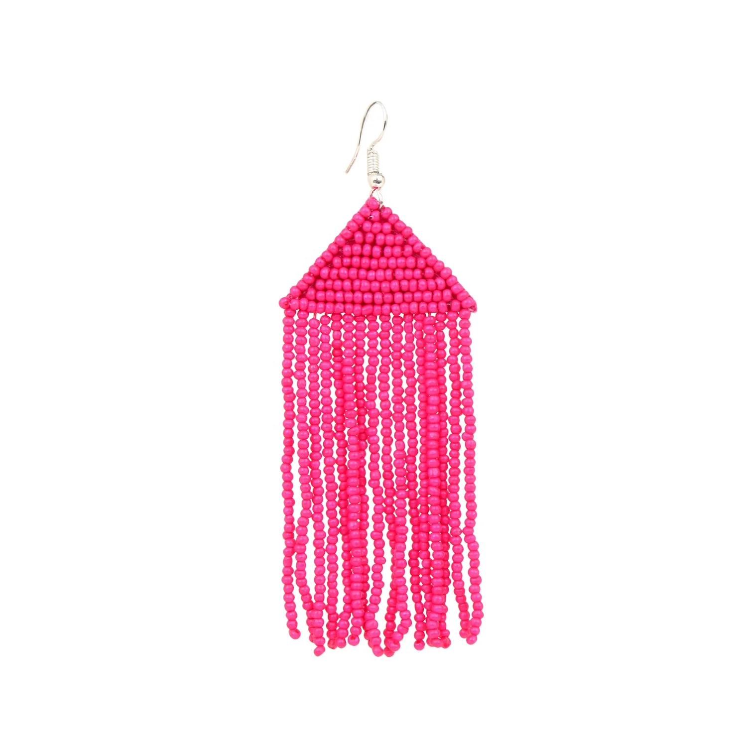 Designer Crocheted Seed Bead Earrings High Quality Handmade Multicolor Fashion Jewelry for Women for Gifts Parties Engagements