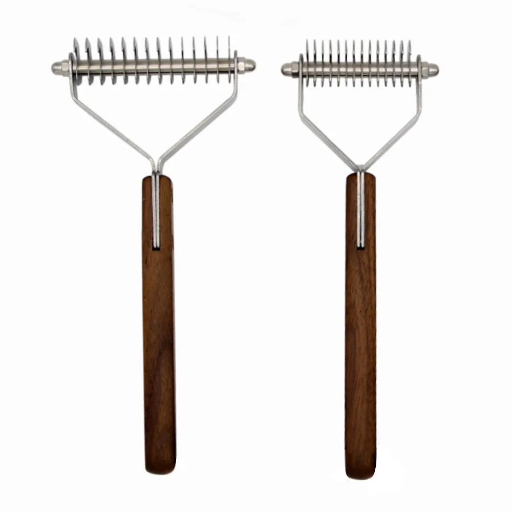 Pet Dematting comb manufacturer Dematting rake pet grooming products tool removal Tool Dog Brush Pet Products