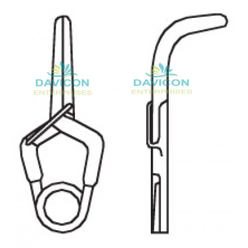 Yasargil Standard Aneurysm Vessel-Clips,x=7.0mm,y=5.5mm,gms=150 | Micro Surgery Clips Micro Surgery Instruments