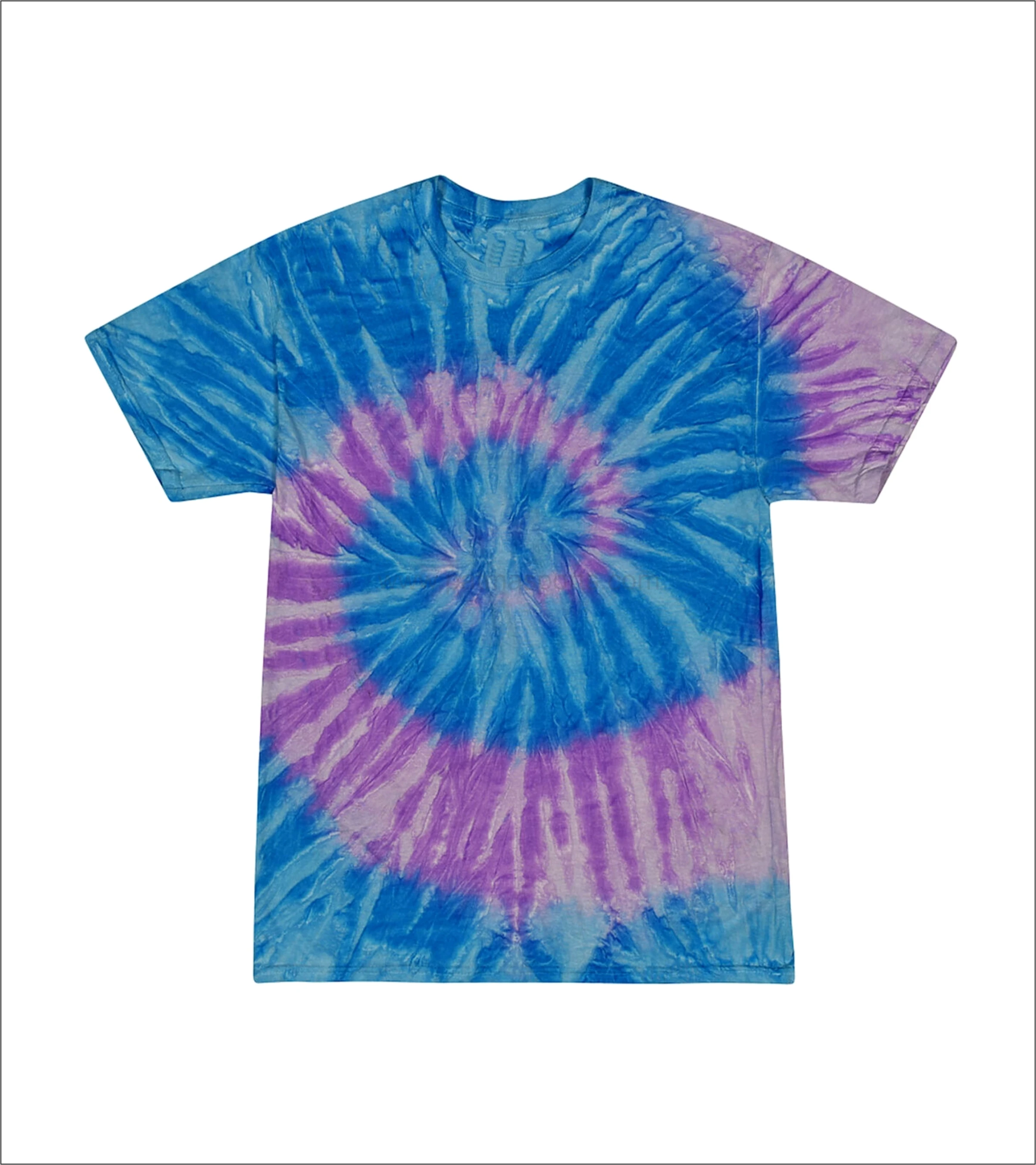 New Design Tie Dye DTG T-shirts heavy Cotton Fabric drop Shoulder Acid Washed Vintage Washed T-shirts Sun Faded Shirts