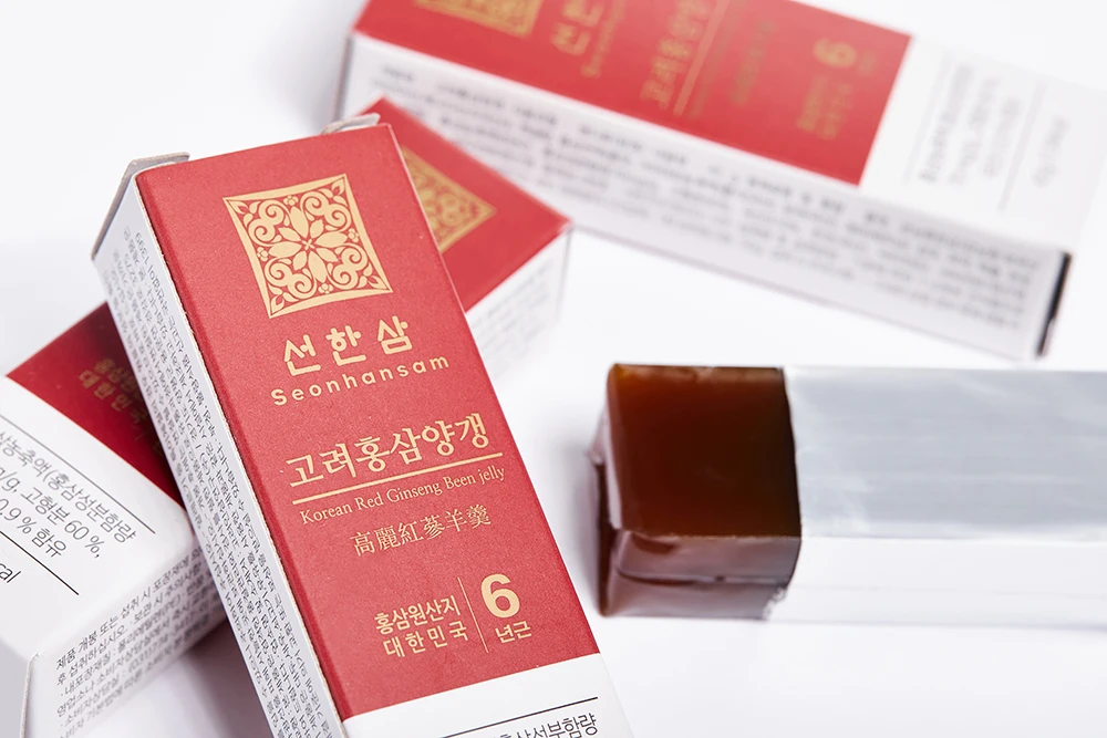 
Korean Red Ginseng Bean Jelly_ High quality Health Foods, good for VIP gift Yanggaeng Yokan 