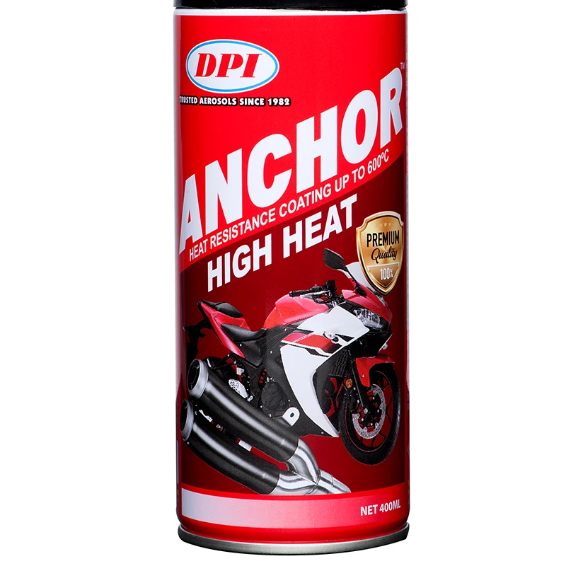 
DPI Anchor High Heat - Heat Resistant Spray Paints Made in Malaysia Outdoor High Temperature Resistance Paint 